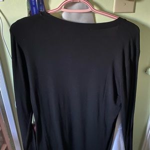 BCBG MazAzria V Neck Pullover